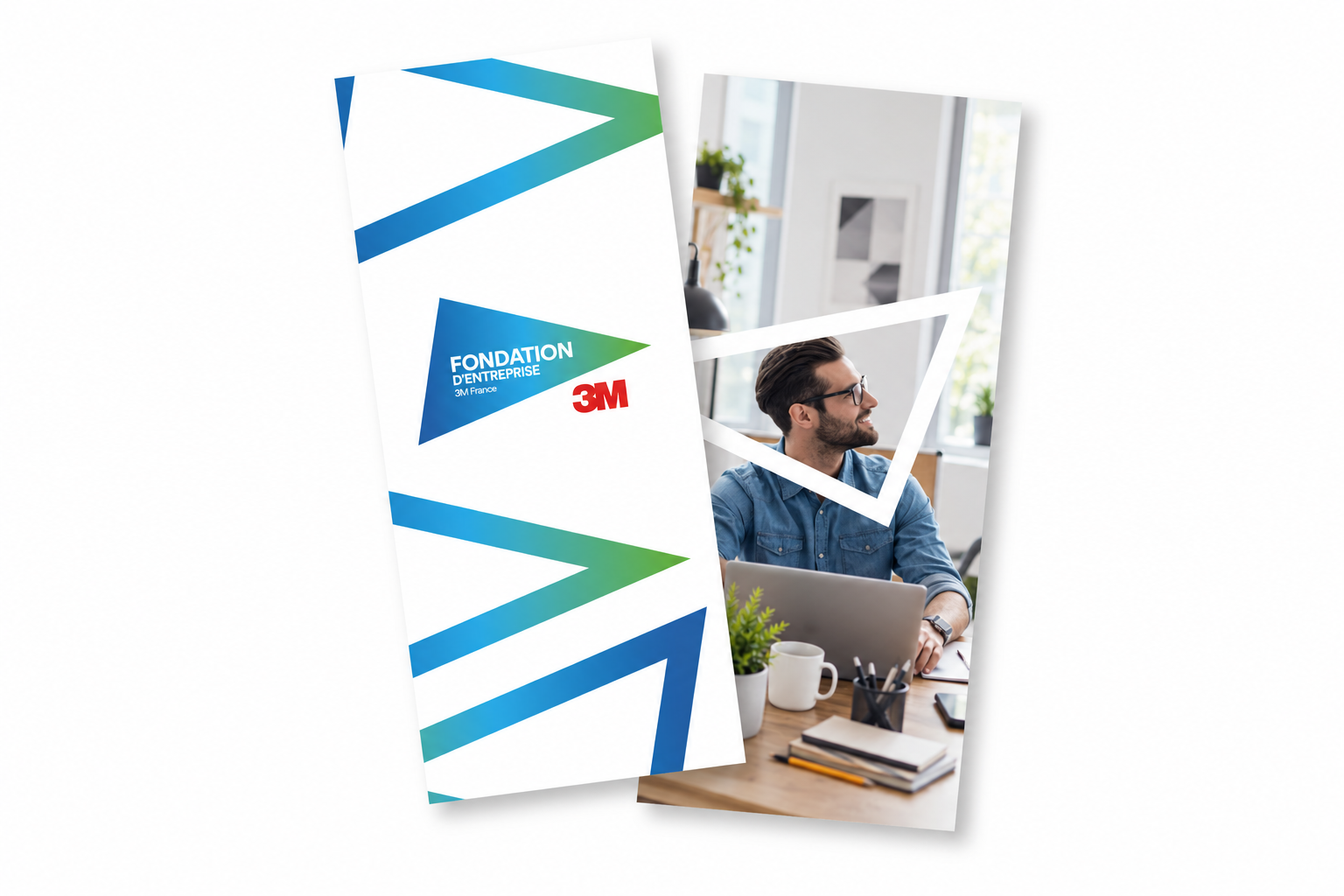 Fondation 3M – applications de l’identité visuelle